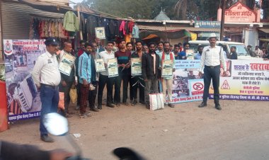 सड़क सुरक्षा माह,बाजारों और चौराहों पर उतरी केसीजी पुलिस, नागरिकों को सिखाए यातायात नियम