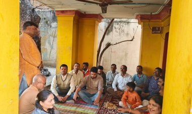 सोमनाथ मंदिर के जीर्णोद्धार के 75 वर्ष पूर्ण होने पर छुईखदान में विशेष पूजा-अर्चना