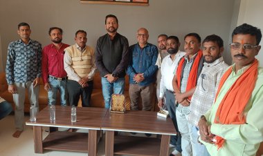 दुबेलिया तेली साहू समाज ने विक्रांत सिंह का किया सम्मान