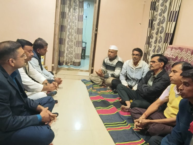 नवाज खान ने सिंगी परिवार से मिलकर जताई संवेदना