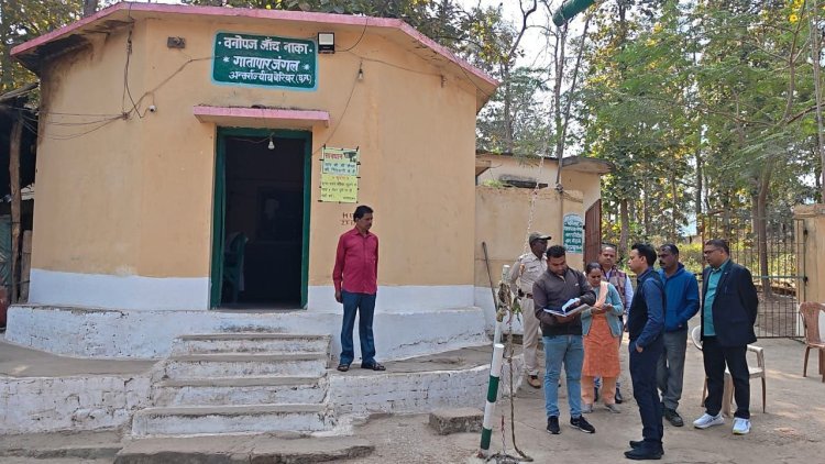 धान के अवैध परिवहन पर 'कड़ा पहरा', गातापार चेक पोस्ट का औचक निरीक्षण
