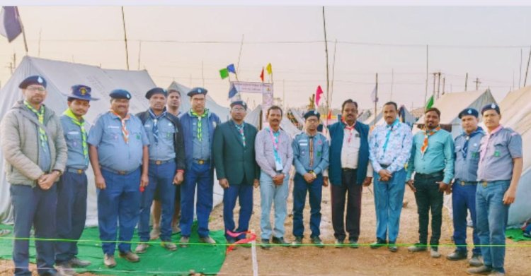 बालोद के दुधली में प्रथम राष्ट्रीय जंबूरी का भव्य शुभारंभ, खैरागढ़ जिले के सैकड़ों स्काउट–गाइड कर रहे प्रतिनिधित्व