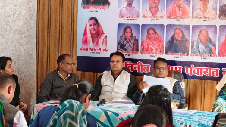 गोदग्राम सोनपुरी में विकास कार्यों की प्रगति की समीक्षा, राज्यपाल सचिव ने ली बैठक