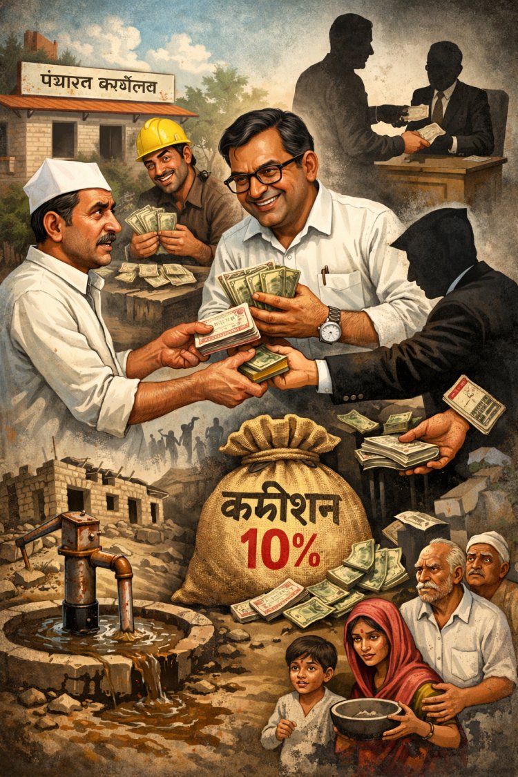 कमीशन का तेल डालो, तभी चलेगा विकास का इंजन