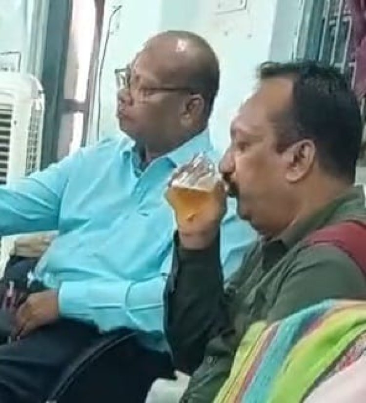 शराब सेवन के आरोपों वाला वीडियो वायरल, निलंबित कर्मचारी बोले—पुराना और एडिटेड वीडियो है