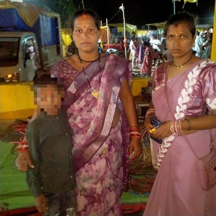 पाड़ादाह मेले में बिछड़ा 10 वर्षीय मासूम, केसीजी पुलिस ने परिजनों से मिलाया