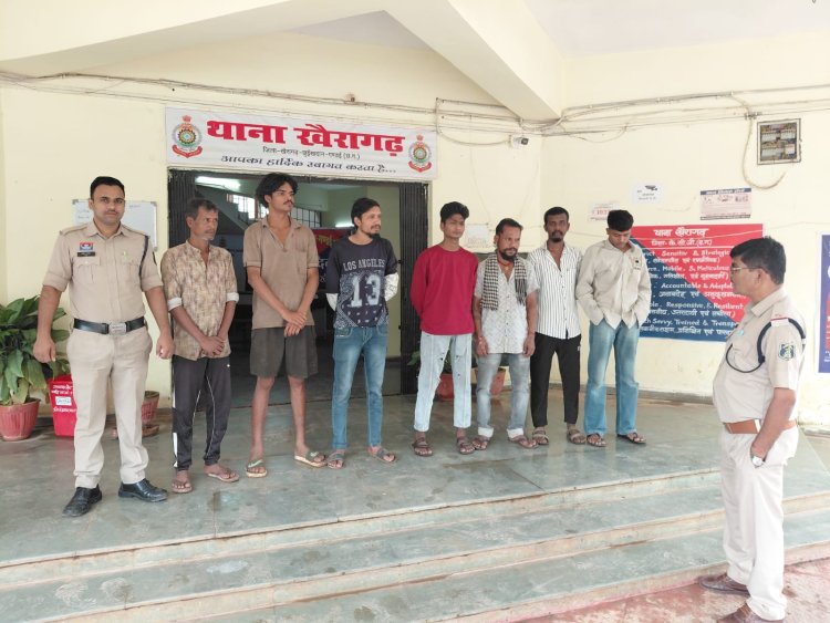 त्योहारों से पहले पुलिस का एक्शन, गुंडे-बदमाशों को थाने बुलाकर दी सख्त हिदायत