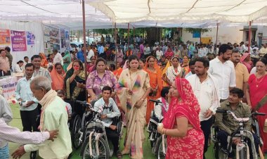 झुरानदी सेवा संकल्प शिविर में दिव्यांगजनों को मिले सहायक उपकरण