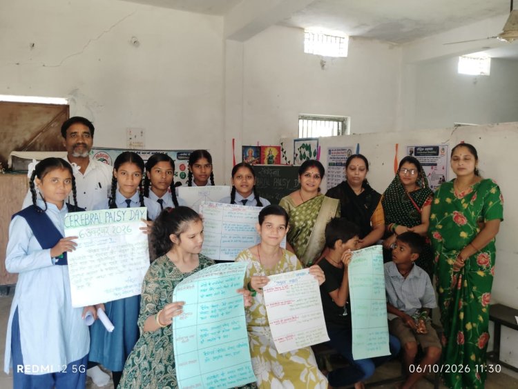 संवेदना केंद्र में मनाया गया विश्व सेरेब्रल पाल्सी दिवस, हरे परिधानों से दिया जागरूकता का संदेश