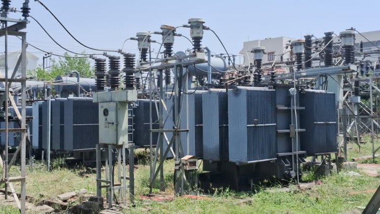 132 केवी सब-स्टेशन का पावर ट्रांसफॉर्मर खराब, किसानों की बढ़ी परेशानी